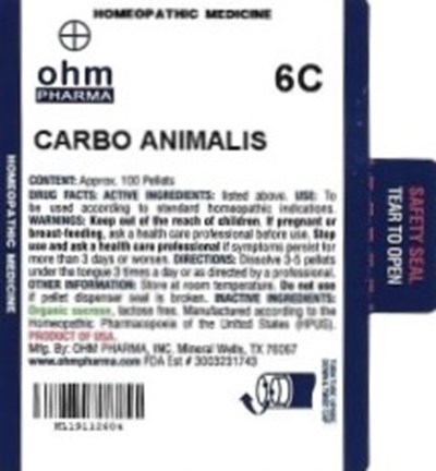Md Tube Label (Carbo Animalis   Md Tube Label)